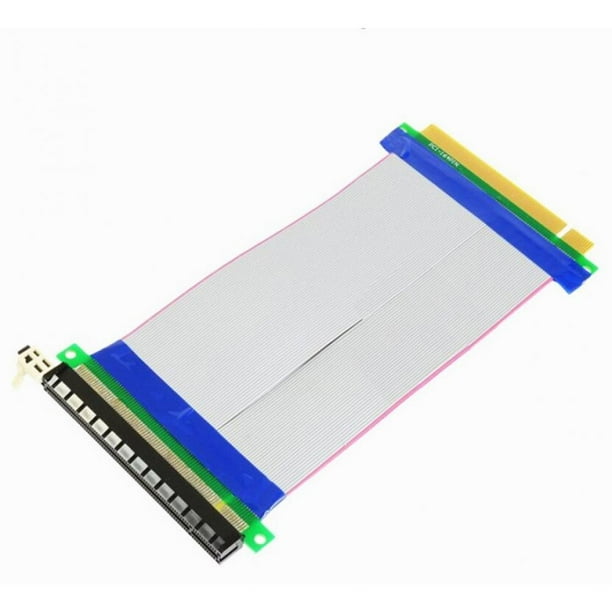 Flexible Single Slot PCI-Express 16X Riser Card Extender Extension Ribbon Cable Flexible Single Slot PCI-Express 16X Riser Card Extender Extension Ribbon Cable